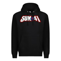 Black Artwork SUM41 Premium Hoodie - linhVisuals