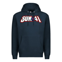 Navy Artwork SUM41 Premium Hoodie - linhVisuals