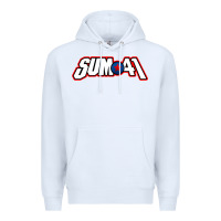 White Artwork SUM41 Premium Hoodie - linhVisuals