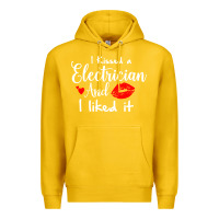 Lemon i kissed an electrician and i liked it for girlfriend wife pullover ho Premium Hoodie - linhVisuals
