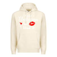 Tofu i kissed an electrician and i liked it for girlfriend wife pullover ho Premium Hoodie - linhVisuals