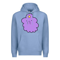 Colony Blue lumpy space  adventure time Premium Hoodie - linhVisuals