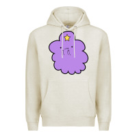 Oatmeal Heather lumpy space  adventure time Premium Hoodie - linhVisuals