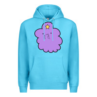 Ocean Blue lumpy space  adventure time Premium Hoodie - linhVisuals
