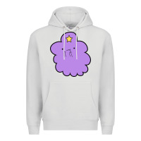 Dove Grey lumpy space  adventure time Premium Hoodie - linhVisuals
