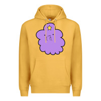 Mustard lumpy space  adventure time Premium Hoodie - linhVisuals