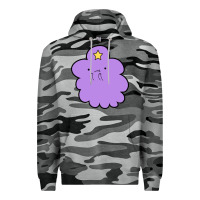 Slate Camo lumpy space  adventure time Premium Hoodie - linhVisuals