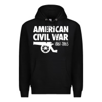 Black american civil war reenactor historical Premium Hoodie - linhVisuals
