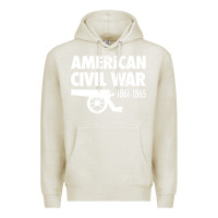 Oatmeal Heather american civil war reenactor historical Premium Hoodie - linhVisuals