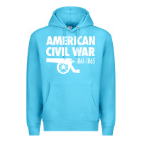 Ocean Blue american civil war reenactor historical Premium Hoodie - linhVisuals