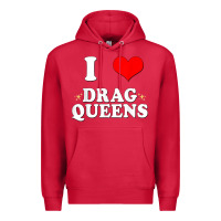 Cardinal i love drag queens  i heart drag queens t shirt Premium Hoodie - linhVisuals