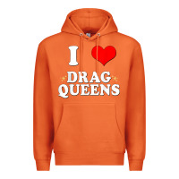 Carrot i love drag queens  i heart drag queens t shirt Premium Hoodie - linhVisuals