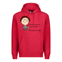 Cardinal this is my cup of i give a sh!t oh look it’s empty t shirt Premium Hoodie - linhVisuals