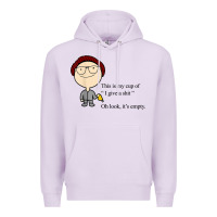 Lilac this is my cup of i give a sh!t oh look it’s empty t shirt Premium Hoodie - linhVisuals