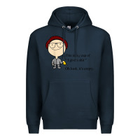 Navy this is my cup of i give a sh!t oh look it’s empty t shirt Premium Hoodie - linhVisuals