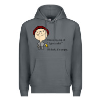 Rock this is my cup of i give a sh!t oh look it’s empty t shirt Premium Hoodie - linhVisuals