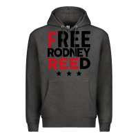 Charcoal Heather free rodney reed Premium Hoodie - linhVisuals
