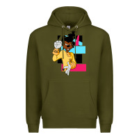Army Green powerline   black lives matter   powerline goofy movie Premium Hoodie - linhVisuals