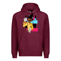 Burgundy powerline   black lives matter   powerline goofy movie Premium Hoodie - linhVisuals