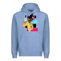 Colony Blue powerline   black lives matter   powerline goofy movie Premium Hoodie - linhVisuals