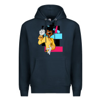 Navy powerline   black lives matter   powerline goofy movie Premium Hoodie - linhVisuals