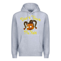Heather Grey susie carmichael   dont touch my hair Premium Hoodie - linhVisuals