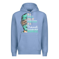 Colony Blue in a world full of princesses be a nurse funny travel nurse t shirt Premium Hoodie - linhVisuals