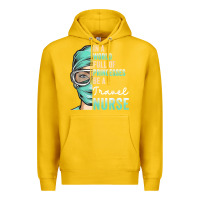 Lemon in a world full of princesses be a nurse funny travel nurse t shirt Premium Hoodie - linhVisuals