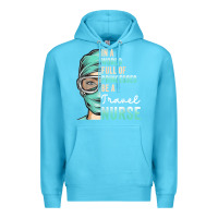 Ocean Blue in a world full of princesses be a nurse funny travel nurse t shirt Premium Hoodie - linhVisuals