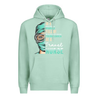 Seafoam in a world full of princesses be a nurse funny travel nurse t shirt Premium Hoodie - linhVisuals