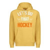 Antique Gold Lets Do That Hockey Premium Hoodie - linhVisuals