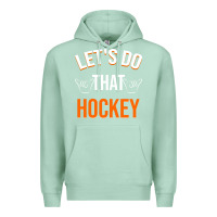 Seafoam Lets Do That Hockey Premium Hoodie - linhVisuals