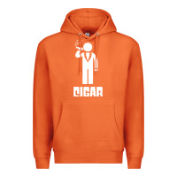 Carrot cigar smoker Premium Hoodie - linhVisuals