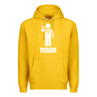 Lemon cigar smoker Premium Hoodie - linhVisuals