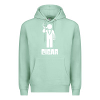 Seafoam cigar smoker Premium Hoodie - linhVisuals