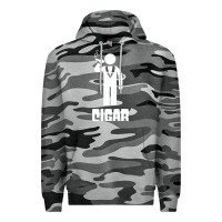 Slate Camo cigar smoker Premium Hoodie - linhVisuals