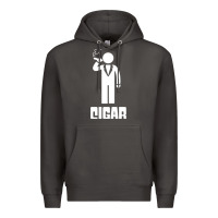 Smoke cigar smoker Premium Hoodie - linhVisuals