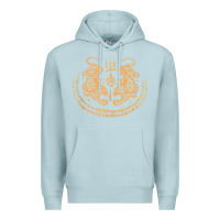 Blue Mist twin tiger sak yant tattoo muay thai thailand martial art tank top Premium Hoodie - linhVisuals