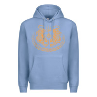 Colony Blue twin tiger sak yant tattoo muay thai thailand martial art tank top Premium Hoodie - linhVisuals