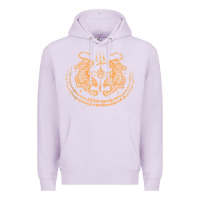 Lilac twin tiger sak yant tattoo muay thai thailand martial art tank top Premium Hoodie - linhVisuals