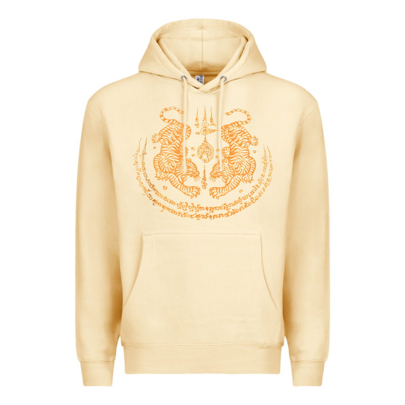 Twin Tiger Sak Yant Tattoo Muay Thai Thailand Martial Art Tank Top Premium Hoodie by linhVisuals | Teevron
