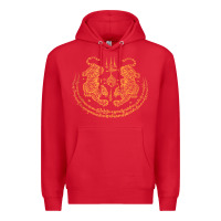 Red twin tiger sak yant tattoo muay thai thailand martial art tank top Premium Hoodie - linhVisuals