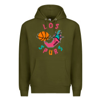 Army Green Los Spurs Premium Hoodie - linhVisuals