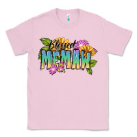 Bubblegum Pink Blessed memaw Mother's Day Classic Tee - FaDigitalArtStudio
