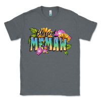 Charcoal Heather Blessed memaw Mother's Day Classic Tee - FaDigitalArtStudio