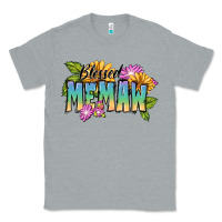 Heather Grey Blessed memaw Mother's Day Classic Tee - FaDigitalArtStudio