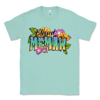 Seafoam Blessed memaw Mother's Day Classic Tee - FaDigitalArtStudio