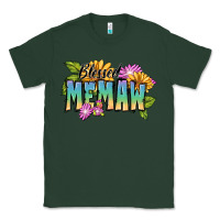 Sports Green Blessed memaw Mother's Day Classic Tee - FaDigitalArtStudio