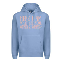 Colony Blue here i am what are your other 2 wishes Premium Hoodie - linhVisuals