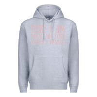 Heather Grey here i am what are your other 2 wishes Premium Hoodie - linhVisuals